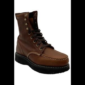 Fin & Feather Men's 8" Lace-Up Leather Boots brown - Medium
